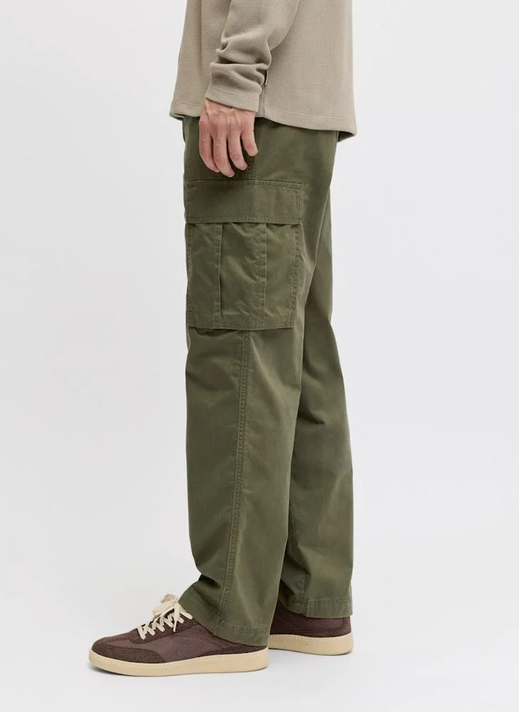 JJ Rebel  Regular Fit Cargo Pants for Men | Best Price UAE